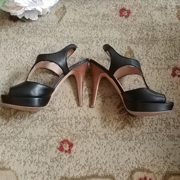 Ann Taylor platform high hills open toes shoes - Picture 3 of 5